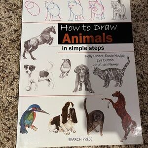 How to Draw Animals in Simple Steps Book Search Press Pinder Hodge Dutton Newey